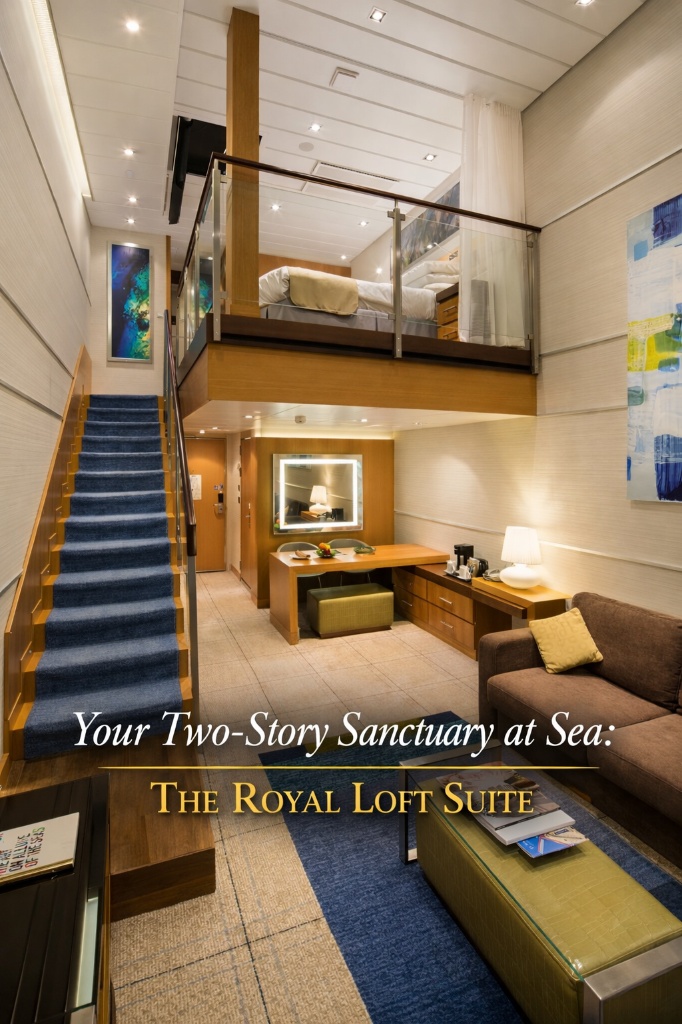 Luxury two-story Royal Loft Suite with modern architectural stairs and Star Class amenities, part of the Journeyvibe Star Class collection.